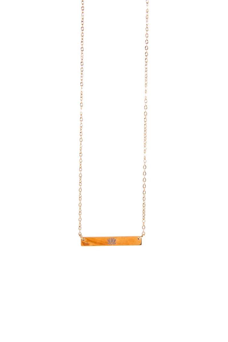 Gold Bar Necklace
