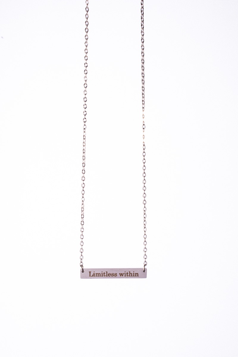 Silver Bar Necklace